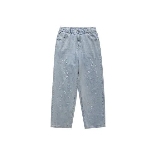 LOOKUN Светло-синие мужские джинсы