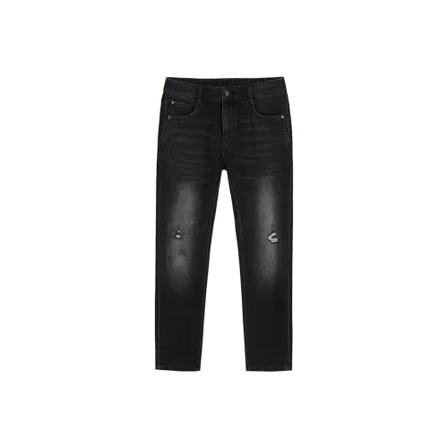 DAVID NAMAN FW23 Джинсы Мужские Серые