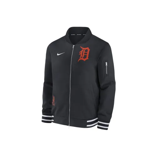 nike Detroit Tigers Аутентичная коллекция Куртки и Пальто Мужской Черный