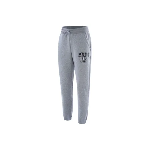 NBA Вязаные тренировочные брюки мужские цвет прохладный дымчатый серый