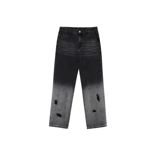 Atry Темно-серые Унисекс Джинсы