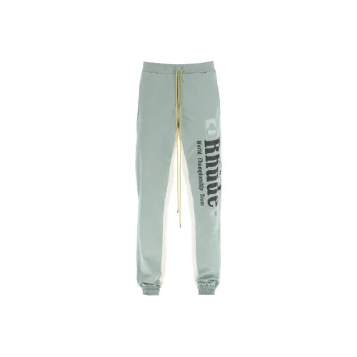 RHUDE Травяной Зеленый Мужские Вязаные Спортивные Штаны