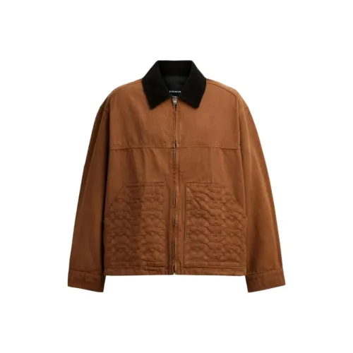 COACH Куртки и Пальто Мужской Умбра