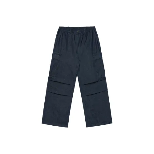 LOOKUN Темно-синие унисекс джинсы