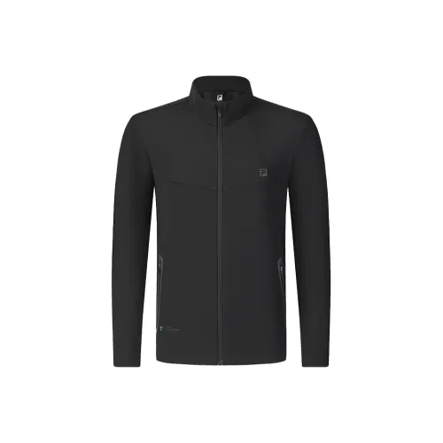 FILA Фитнес Темно-черные Мужские Куртки