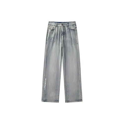 Star Gazer Jeans Unisex Vintage Blue Звезда Gazer Джинсы Унисекс Винтаж Синий