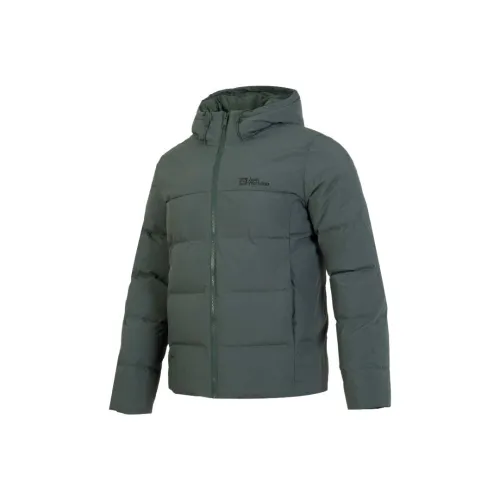JACK WOLFSKIN City Outdoor Collection Зеленый Мужской Пуховик