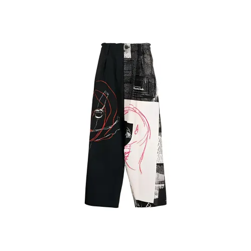 Yohji Yamamoto Мужские Повседневные Брюки Черные