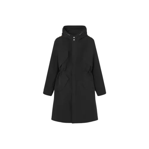 VERSACE Тренчкот Мужской Черный