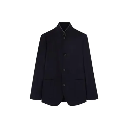 Loro Piana Морской Синий Мужские Куртки