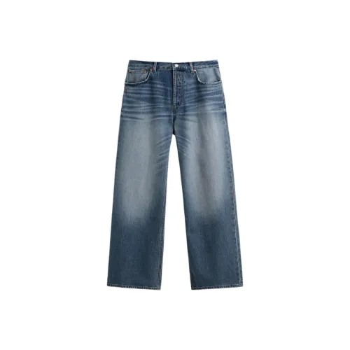 ZARA Medium Blue Men's Jeans ZARA Средне-синие мужские джинсы