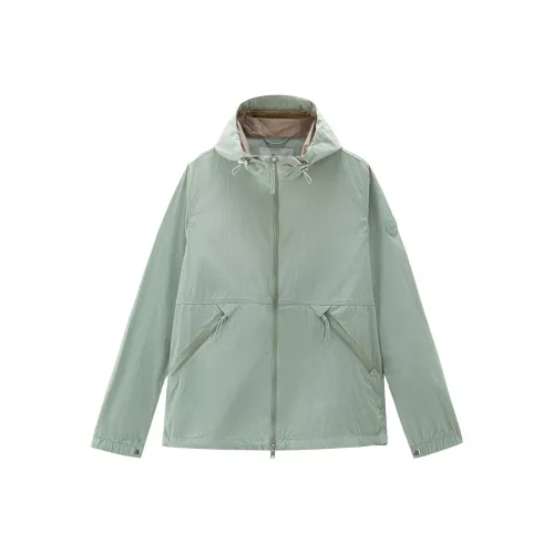 WOOLRICH SS24 Куртки Пальто Мужской Шалфейный Зеленый