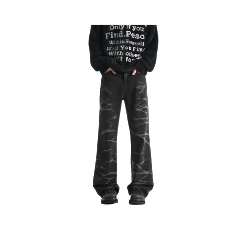 JASONWOOD Cowboy on the Run Джинсы Унисекс Выстиранный Черный