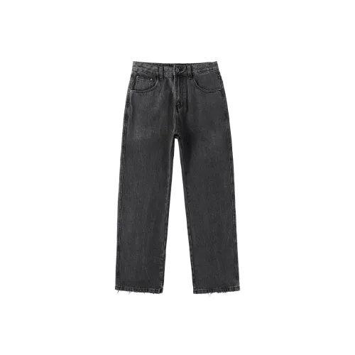 66/ROUTE 66 Черные Унисекс Джинсы