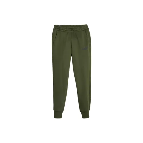 PUMA Персик Golden Зеленый Мужские Вязаные Тренировочные Штаны