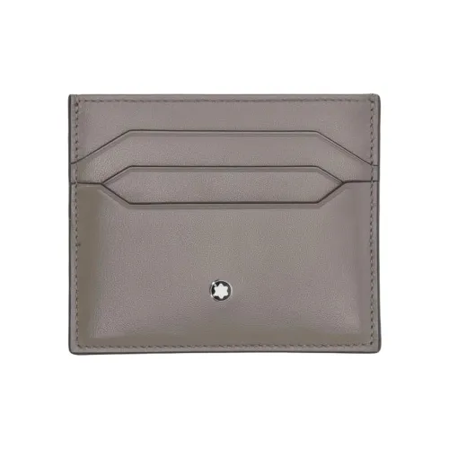 MONTBLANC Коровья кожа Держатель для карт Мужской Серый