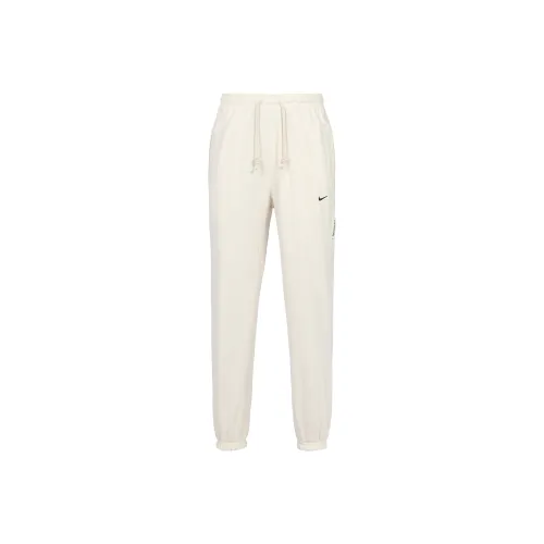 Nike Dri Fit Вязаные Тренировочные Штаны Мужские Экрю