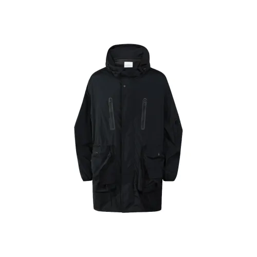 GUUKA TECH Тренчкот Мужской Черный