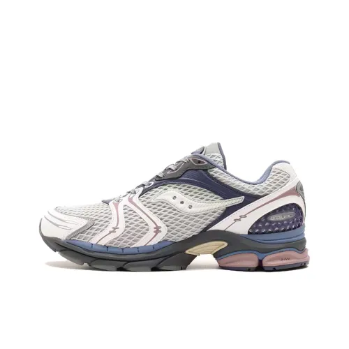 Saucony ProGrid Triumph Victory 4 Slip-resistant Abrasion-resistant Low-top Casual Running Shoes Unisex Gray White Сaucony ProGrid Triumph Victory 4 Противоскользящий Устойчивый к истиранию Низкий Топ Повседневные Беговые Кроссовки Унисекс Серый Белый