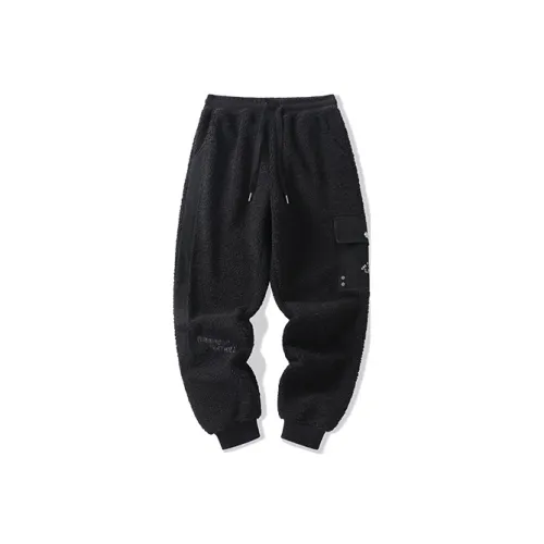 LAMLICKA Повседневные брюки Унисекс Черный