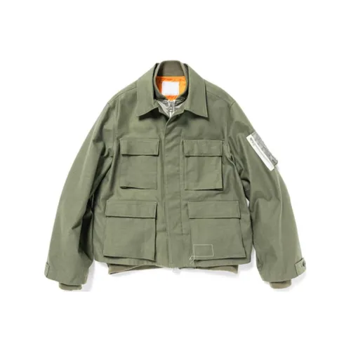 Sacai совместный бренд WTAPS Collaboration Мужские Куртки