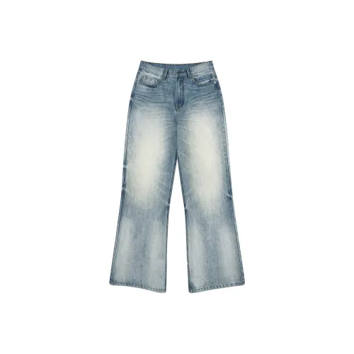 SONGS ALONG Джинсы Унисекс Washed Vintage Blue