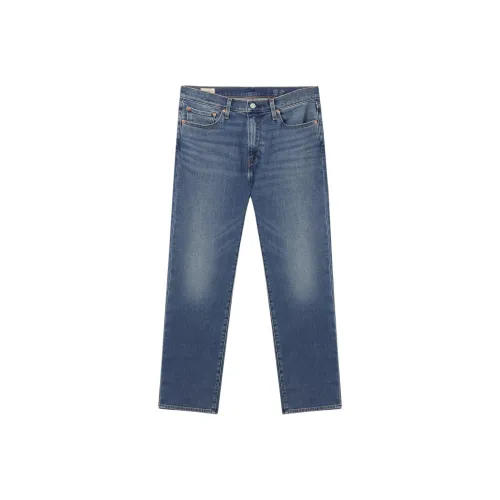 Levis Выстиранные синие мужские джинсы