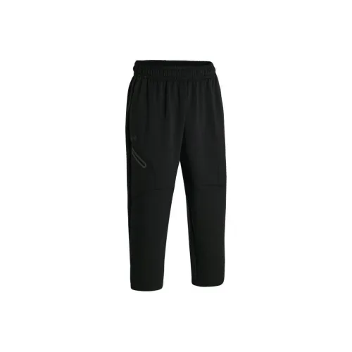 Under Armour Unstoppable Черные Мужские Вязаные Тренировочные Штаны