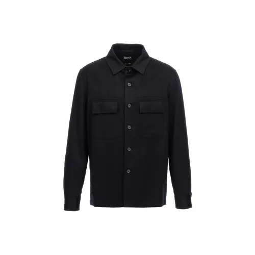 Zzegna Куртки и Пальто Мужской Черный