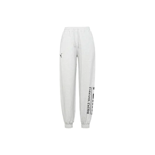 PUMA Sports Life Collection Серые Мужские Вязаные Спортивные Штаны