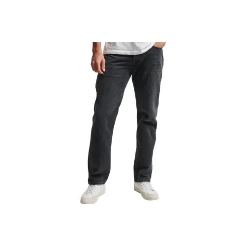 SUPERDRY Мужские джинсы черного цвета