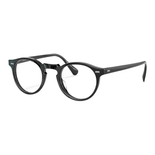 Oliver Peoples Ацетат Круглые Оправы для Очков Унисекс Черный