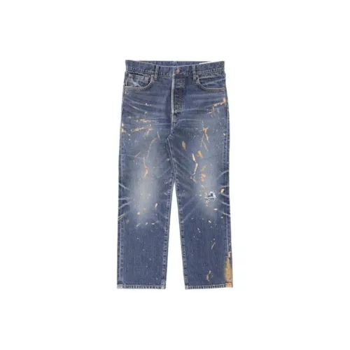 Visvim Men's Blue Jeans Visvim Мужские Синие Джинсы