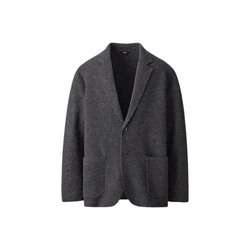 UNIQLO C Collection Темно-серый Мужские Куртки