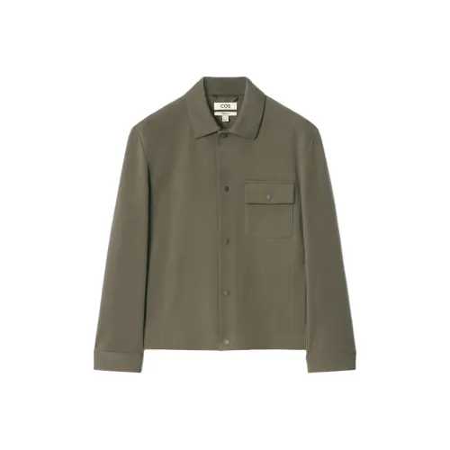 COS Куртки и Пальто Мужской Хаки Зеленый