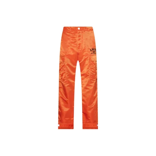AMIRI Orange Men's Casual Pants AMIRI Апельсиновые Мужские Повседневные Брюки