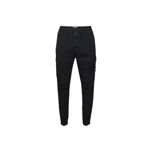 STONE ISLAND Карго брюки Мужские Черные