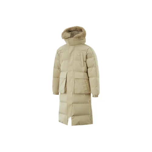LINING Sports Life Collection Пуховик Мужской Молочный Хаки
