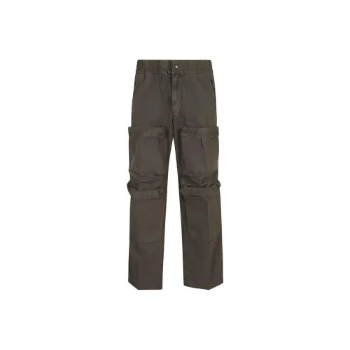 DIESEL Карго Брюки Мужские Оливково-Зеленые