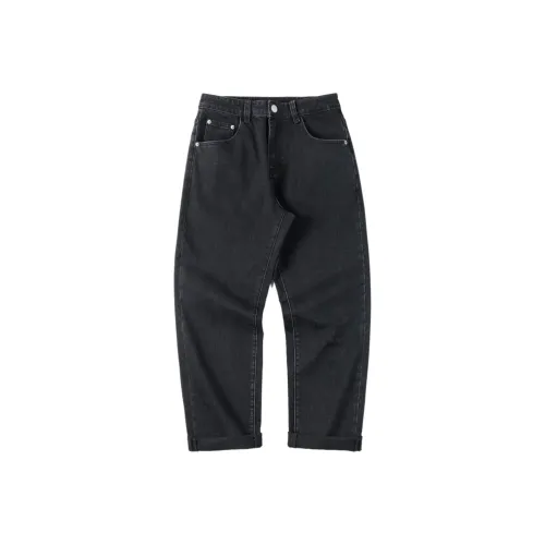 UKTK Черные Мужские Джинсы