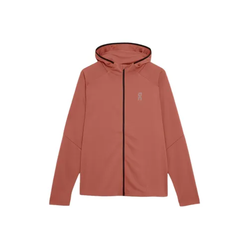 On Climate Zip Hoodie Куртка Мужская Красновато-Коричневая