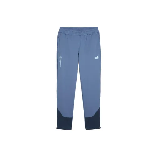 PUMA Manchester City FTBLCULTURE Мужские Спортивные Штаны Вязаные Тренировочные Штаны Мужские Синие