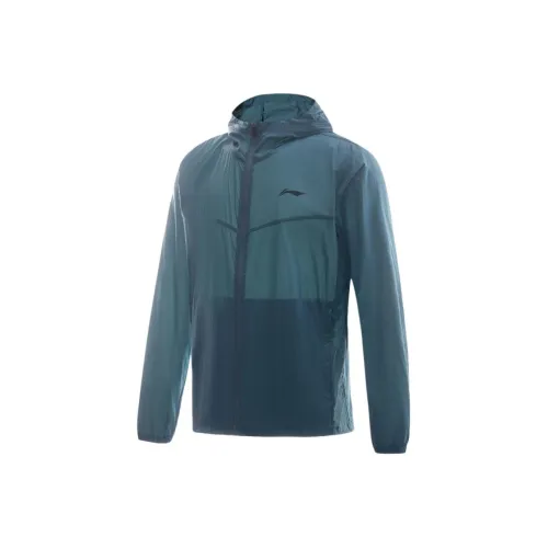 LINING Тренчкот Мужской Nightfall Cyan