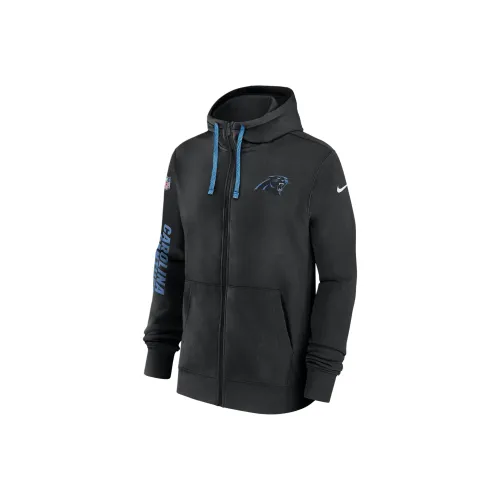 nike NFLClub FW24 Carolina Panthers Sideline Team Issue Куртки и Пальто Мужской Черный