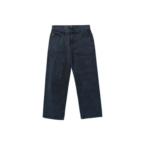 Dickies Товар Окрашенный Темный Аква Синий Мужские Джинсы