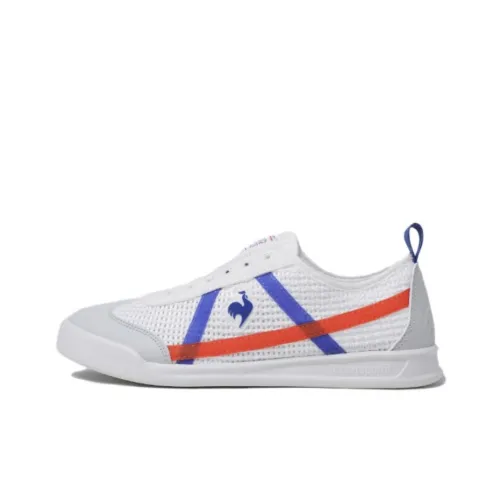 Le Coq Sportif Французский Петух Устойчивый к истиранию Дышащий Низкий Топ Повседневная обувь Унисекс Белый