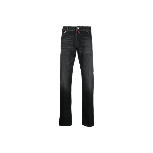 KITON Мужские черные джинсы