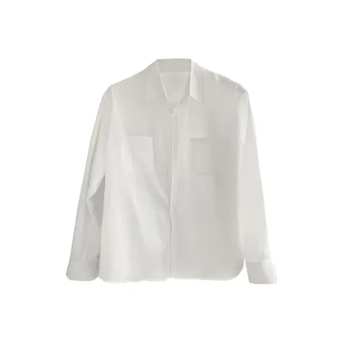 BISHE Белый Мужская Рубашка