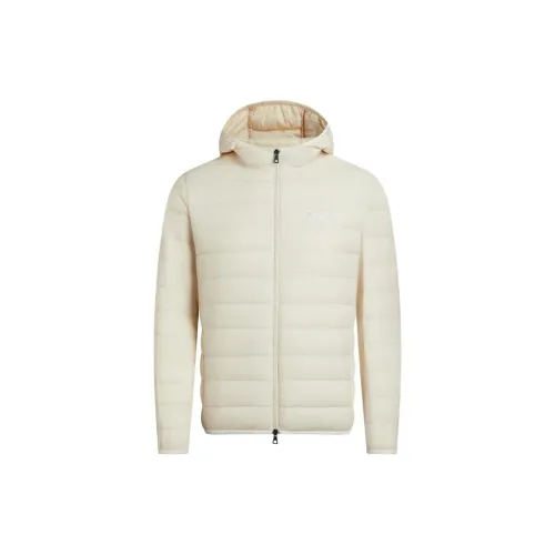 EMPORIO ARMANI EA7 FW24 Пуховик Мужской Бежевый Желтый