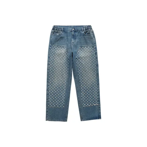 LOOKUN Синий Мужской Джинсы